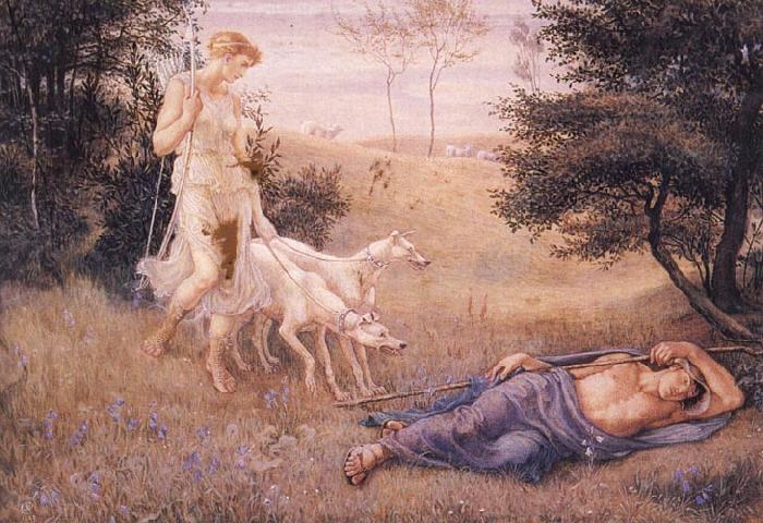 Walter Crane Diana and Endymion